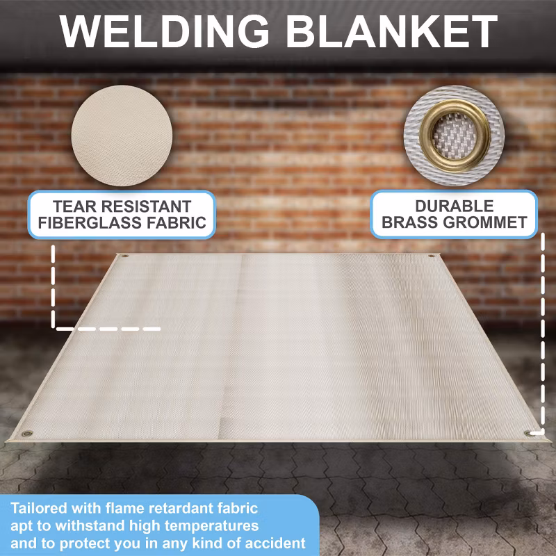 Fiberglass Spark Protection Fire Resistant Welding Blanket
