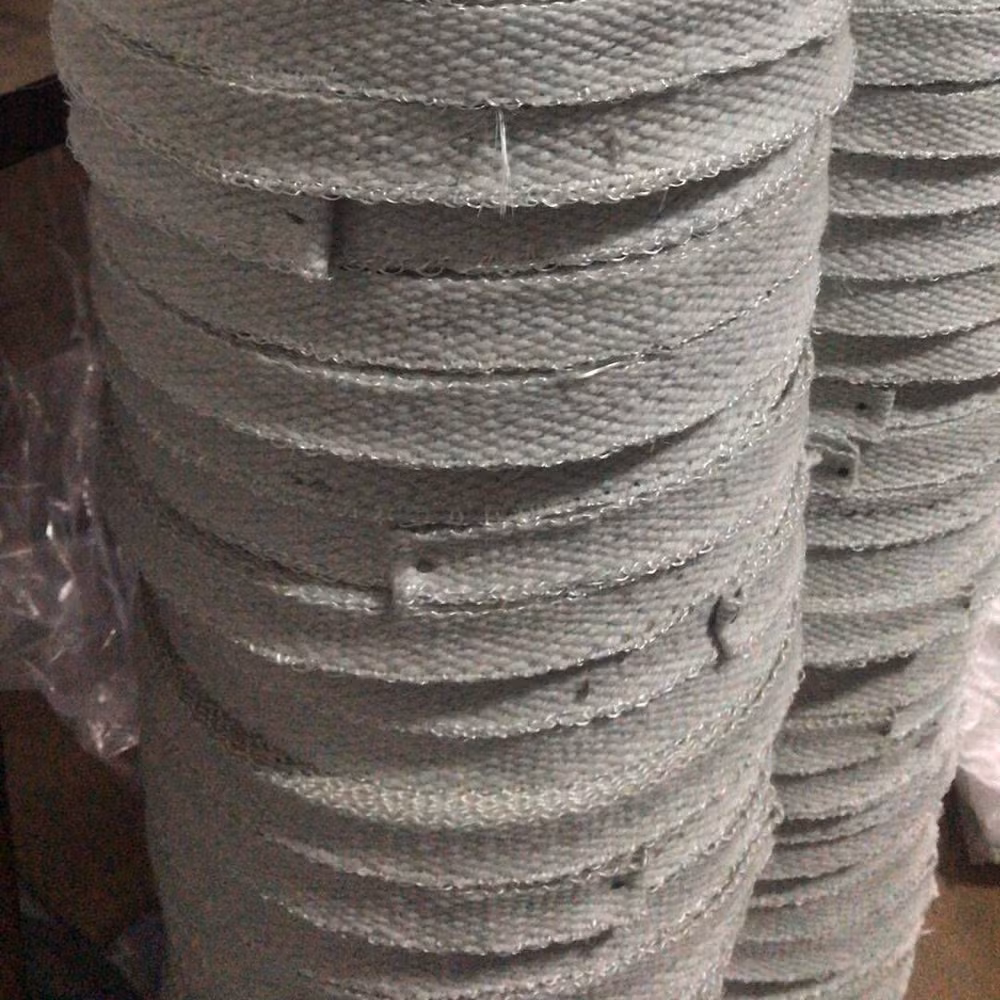 Aluminum Foil Silicone Vermiculite China Manufacturer High Temperature Woven Fabric Reinforced with Fiberglass and Steel Wire Ceramic Fiber Insulation Cloth