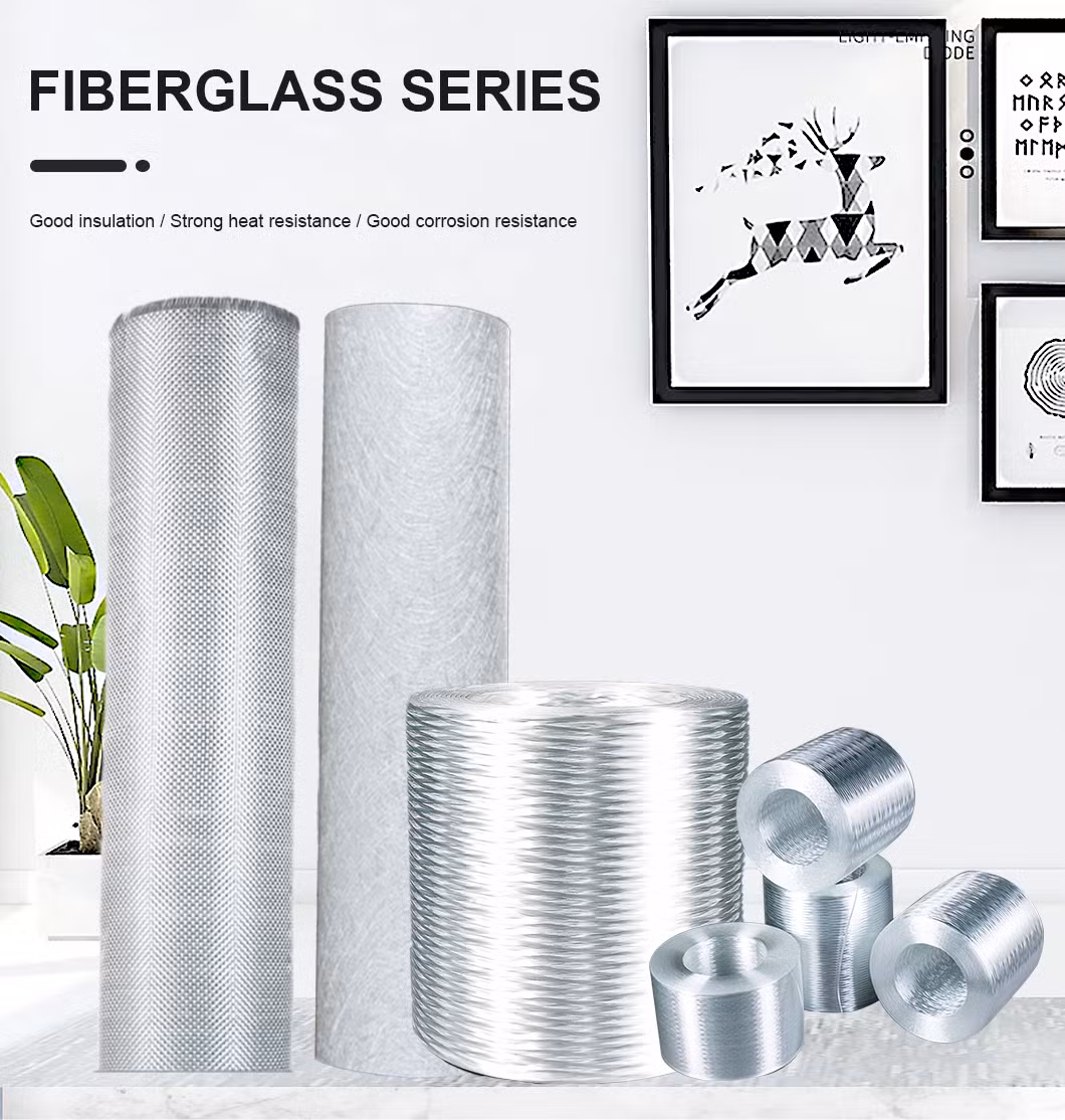 Unidirectional Glass Fiber Fabric/Fiberglass E-Glass Woven Roving by E-Glass Direct Roving for Hand Lay up