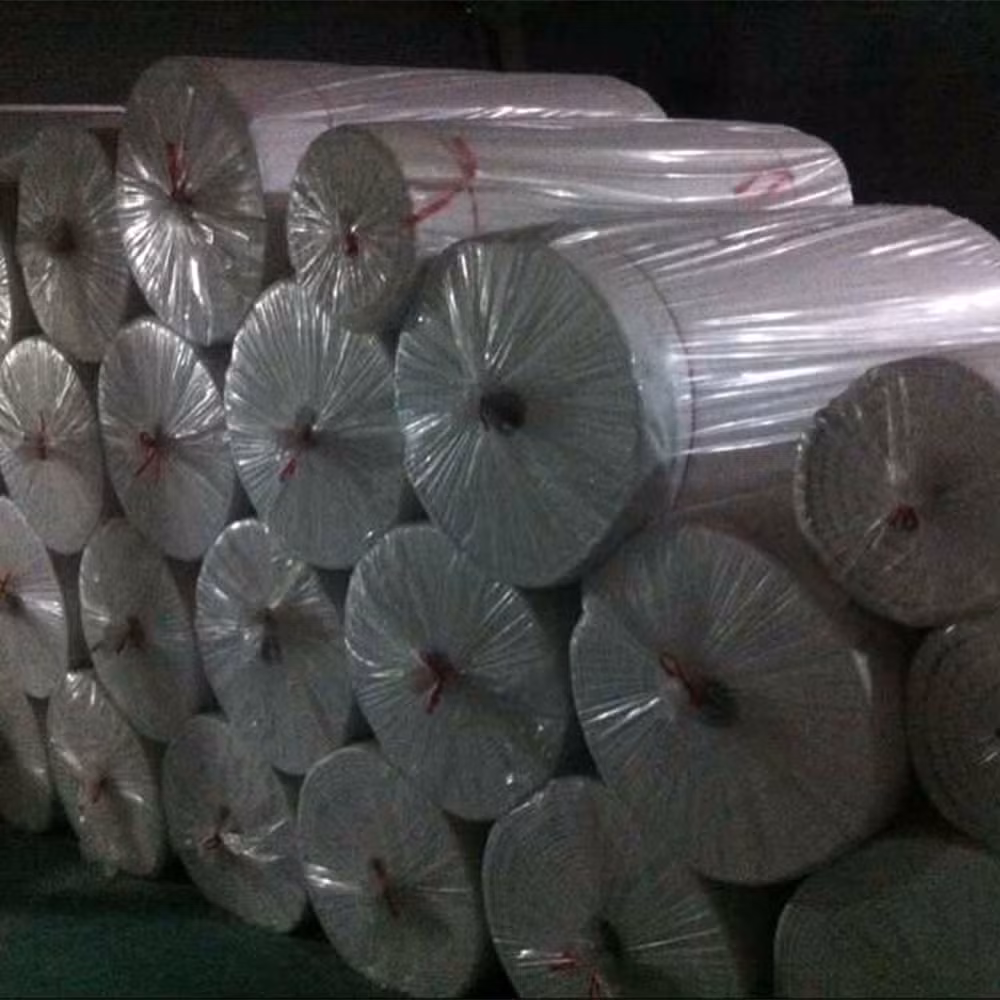 High Temperature Aluminized Thermal Removable Insulation Blanket Raw Material Exhaust Silencer Muffler Packing Wool Fiberglass Sio2 High Silica Needle Felt