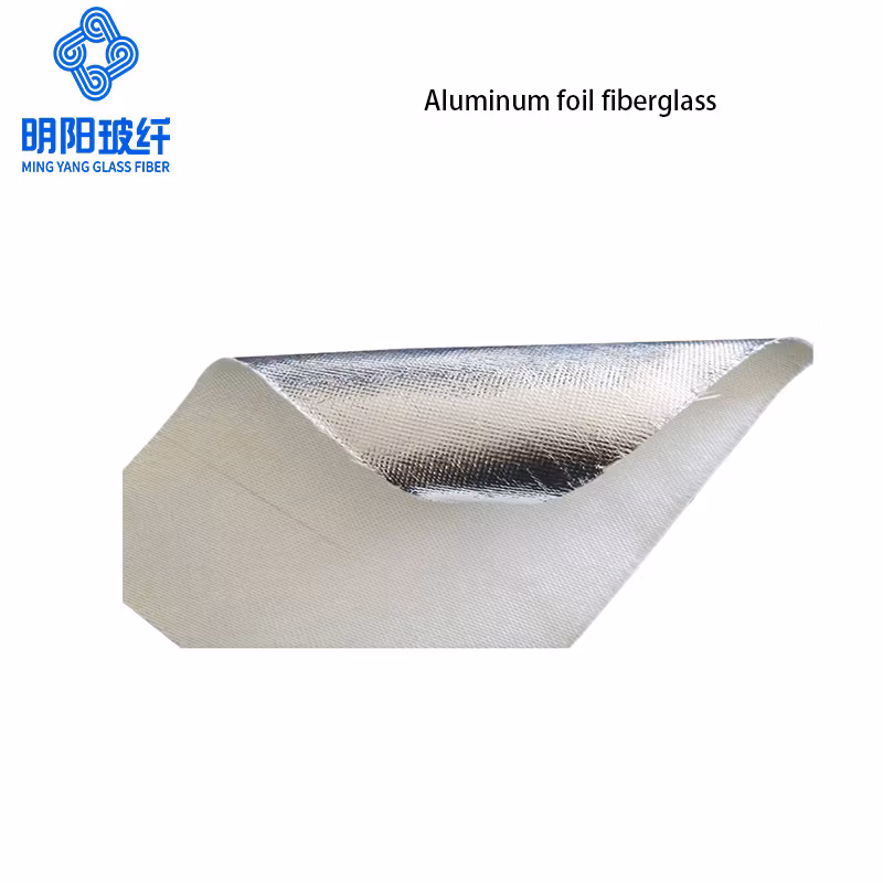 Tela laminada de fibra de vidrio recubierta de aluminio reforzado y a prueba de fuego