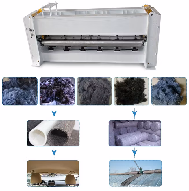 Carding Machine Nonwoven Fabric Needle Punching Production Line