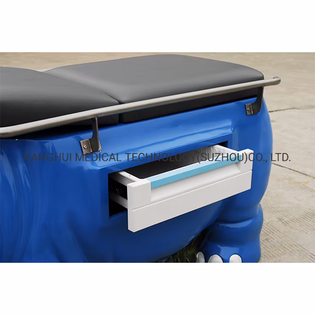 High Quality Optional Color Simple Child Examination Hospital Pediatrics Table with Drawer