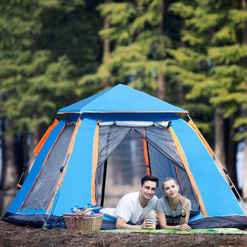 3-4 Person Large Pop up Instant Portable Cabana Tent, Multipurpose Tent for Camping Fishing Hiking Beach Outdoor Activities, Anti UV Sun Shelter Dome Esg15117