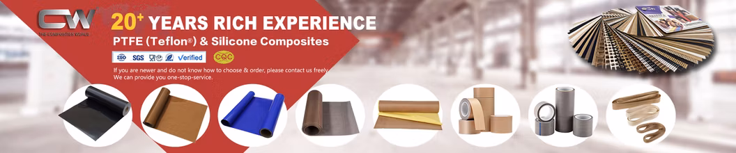 High Temperature Resistant Customized Color Quality Factory Manufacture PTFE Fiberglass Fabric