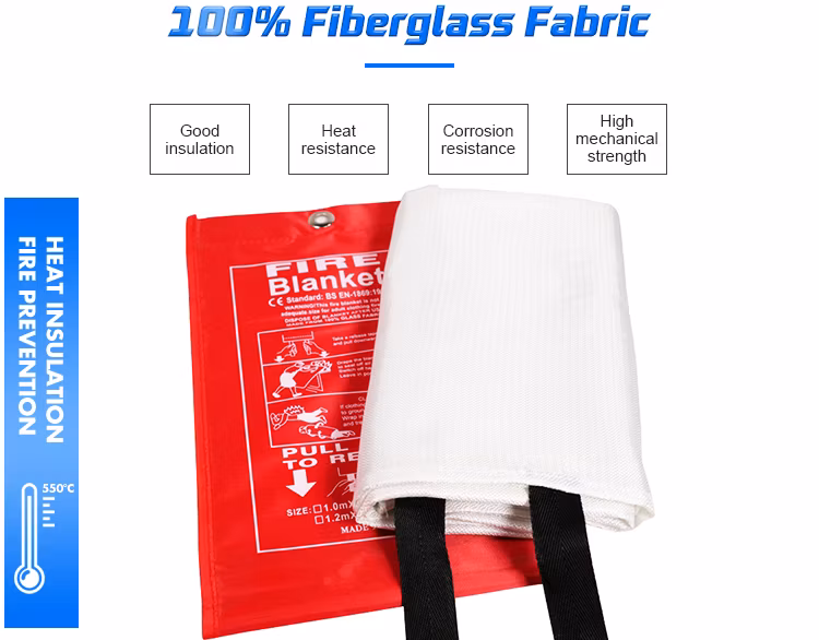Fire Blanket Fiberglass Thermal Fire Welding Blanket Roll