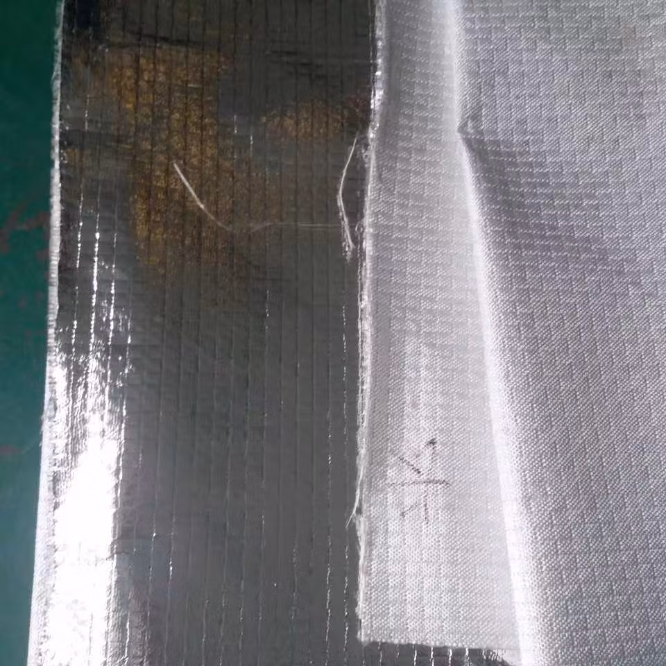High-Quality Dyed Fiberglass Fabric with Aluminized Foil Coating