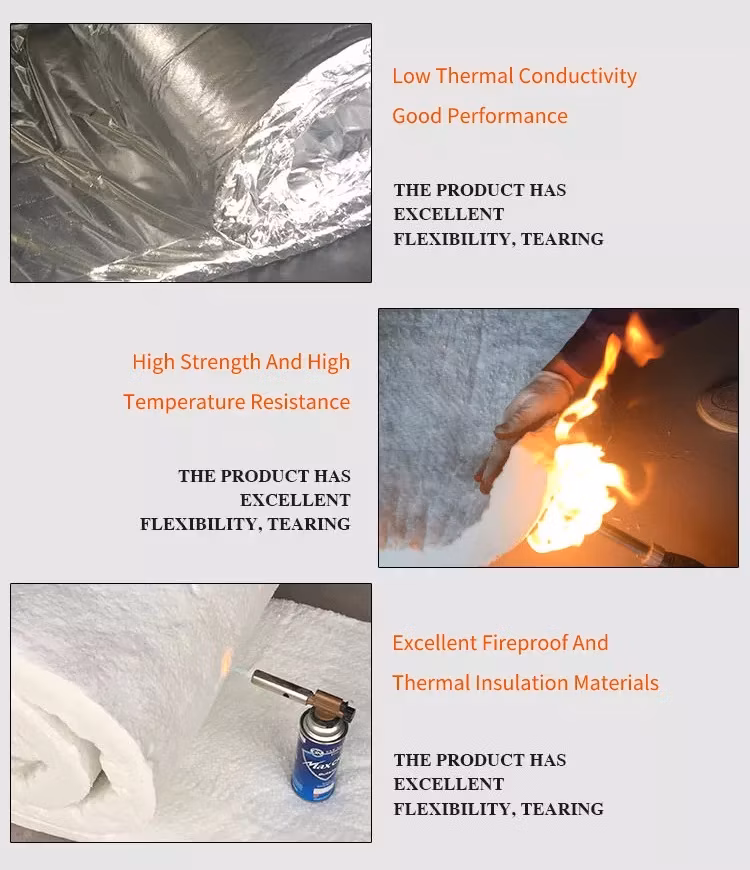 ISO Certificated Ceramic Fiber Insulator Welding Material Insulation Wool Blanket