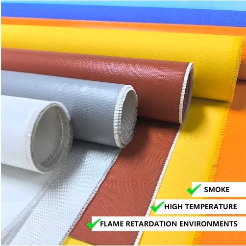 Imprenated Fabric Welding Protection with Silicone Coated