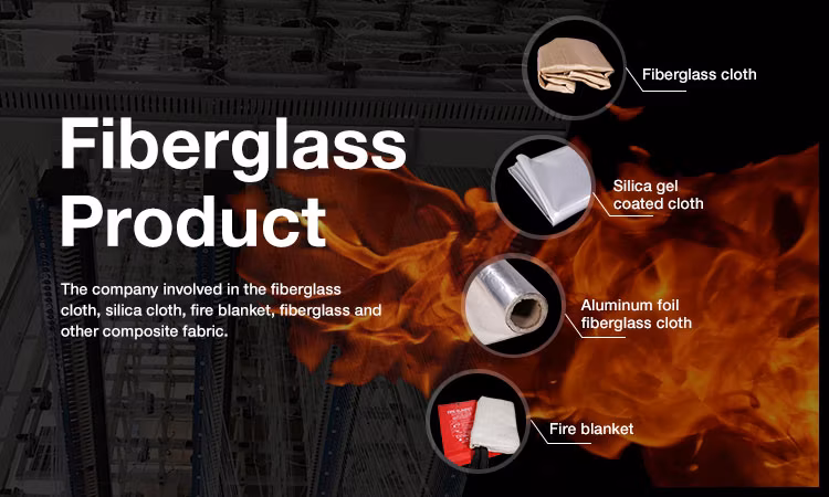 Heavy-Duty Fiberglass Fire Retardant Blanket 4*6 Welding Fireproof Fiberglass Cloth