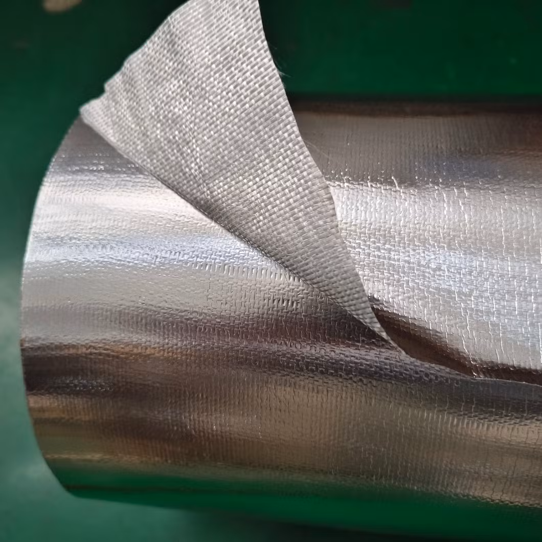 Heat Reflective Vapor Barrier Aluminized Fiberglass Fabric