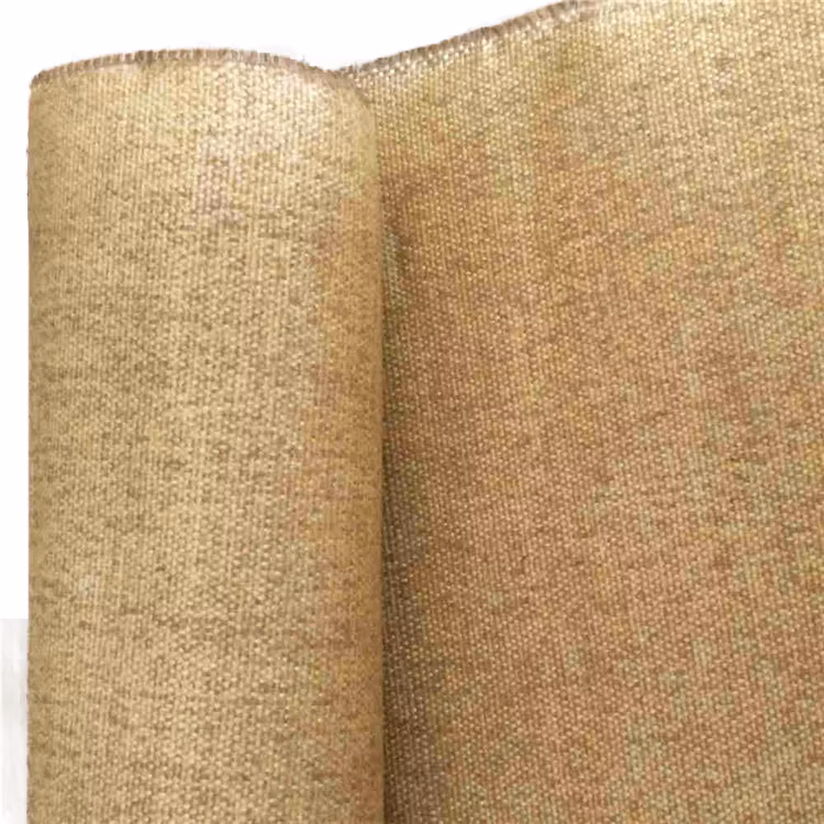 High Temperature Vermiculite Coated Fiberglass Fabrics Thermal Insulation Material for Fireproof and Welding High Quality Vermiculite Fiberglass Products