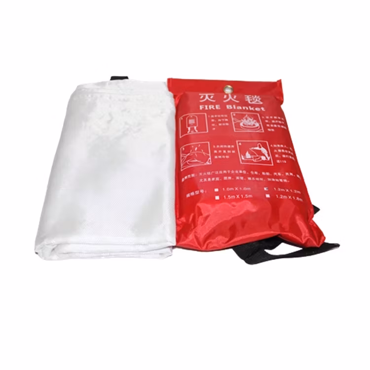 Factory Direct Sales 1m× 1m Fiberglass Fireproof Blanket