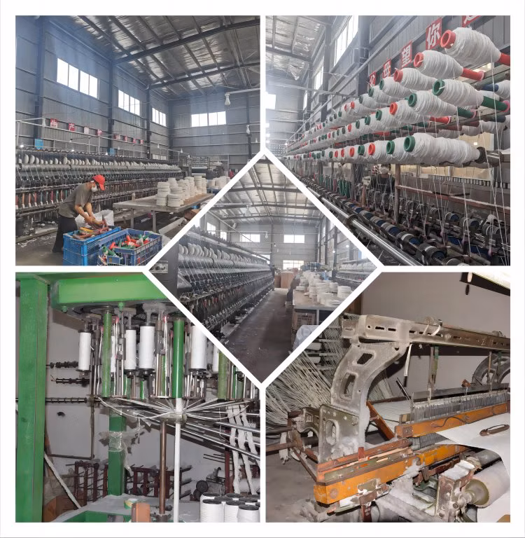Glass Fiber Roving Fabric Tape Woven Fiberglass for Industrial Dust Collect Bag Cement Plant Industrial Usage