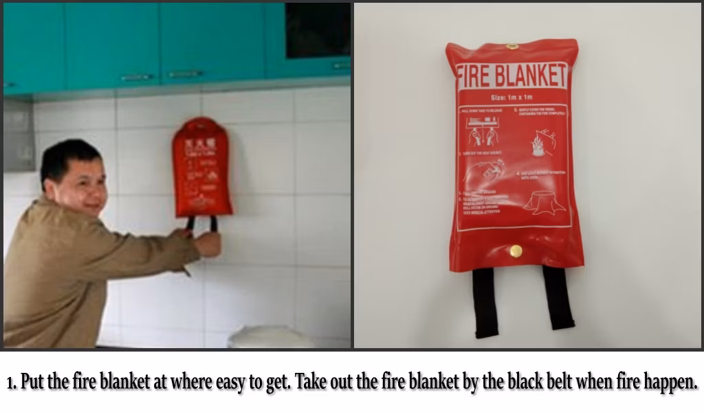 Silicone Coated 100% Fiberglass Outdoor Welding Fire Blanket Roll