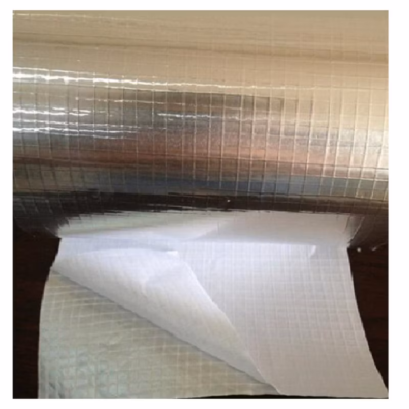 Fire Resistant Cloth Aluminized Fiberglass Fabric Heat Reflective Thermal Insulation Material
