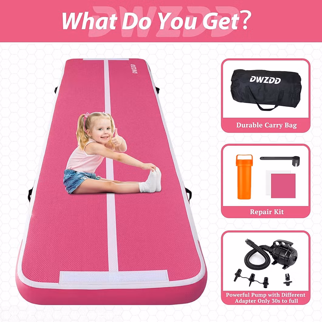 Good Quality Inflatable Gymnastics Mat Yoga Inflatable Air Track for Sale