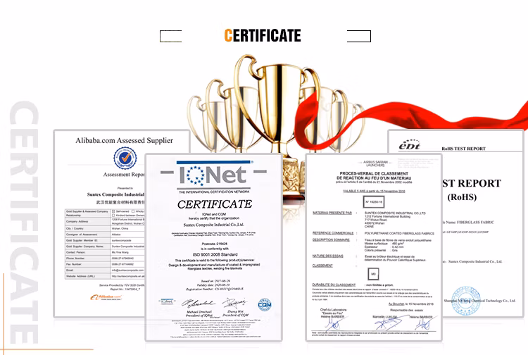High Temperature Silicone Coated Fiberglass Fabric Cloth Insulation Material