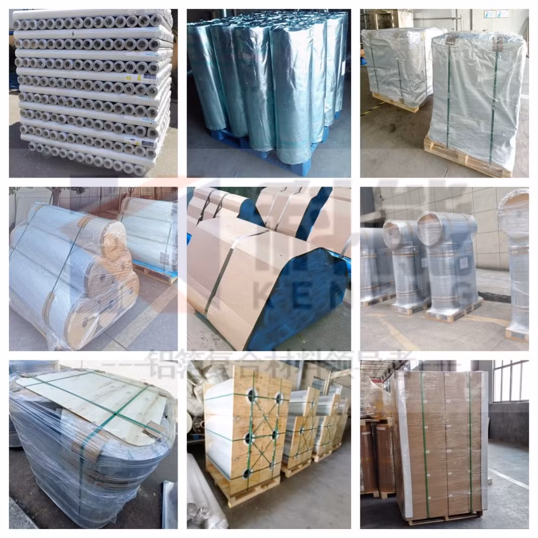 Printed Aluminum Foil Glass Fiber Fabric for STP or VIP Vacuum Insulation Panel Pouch