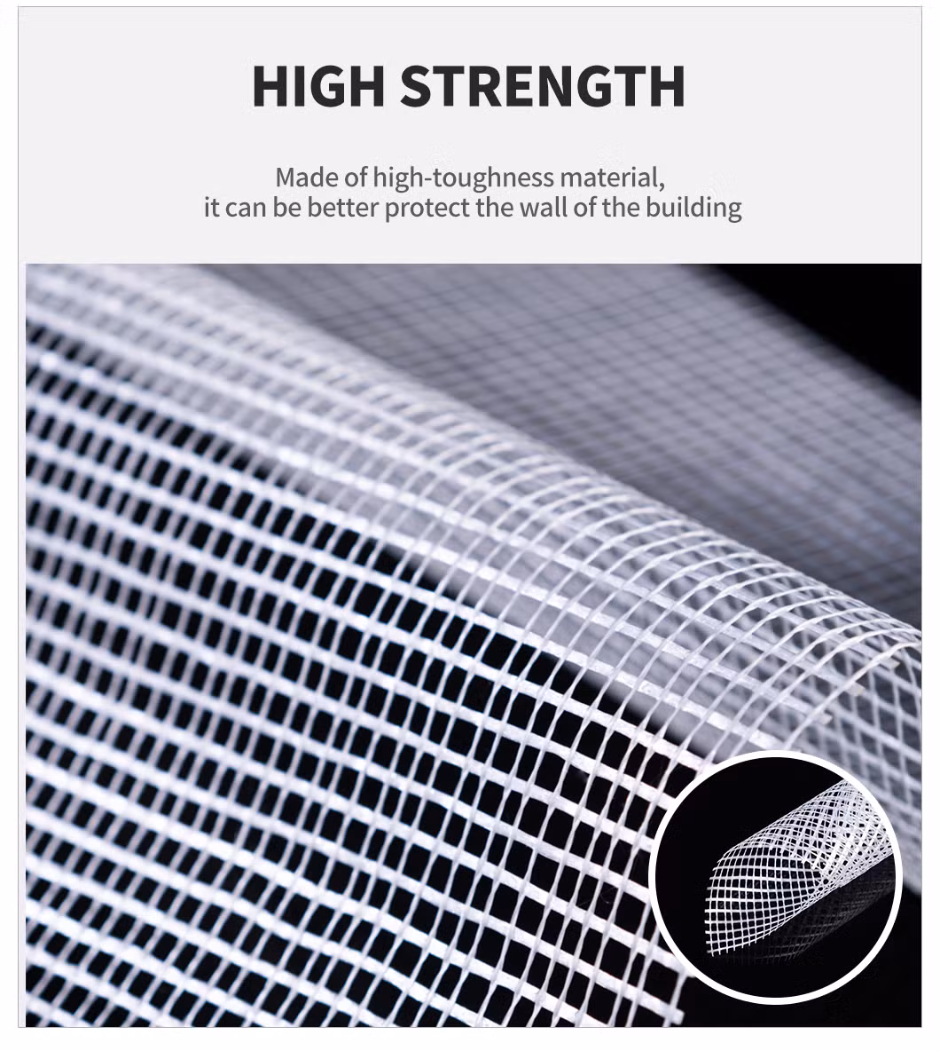 Reinforced Fiberglass Mesh Fabric for Greenhouse Construction Anti-Cracking