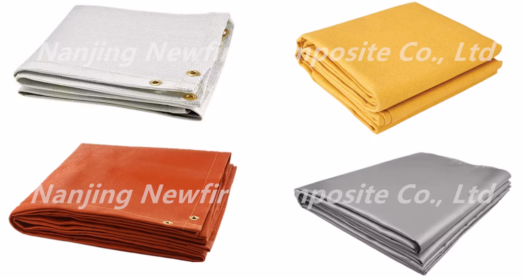 High Temperature Resistant Fire Protection Fireproof Protect Work Area From Sparks & Splatter Fiberglass Welding Blanket