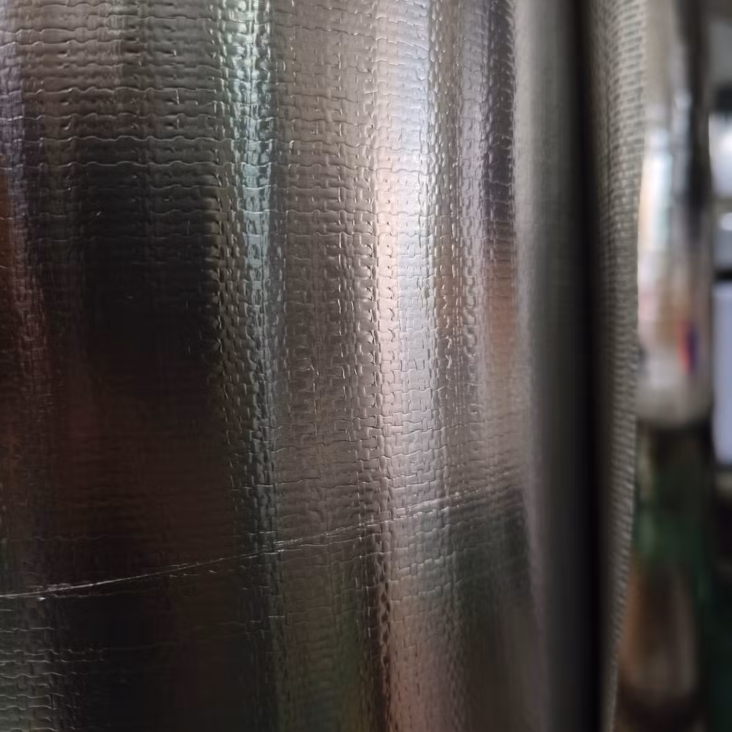 Heat Reflective Vapor Barrier Aluminized Fiberglass Fabric