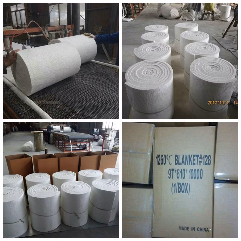 Heat Resistant Fireproof 1260 Ceramic Fiber Blanket for Boiler Insulation