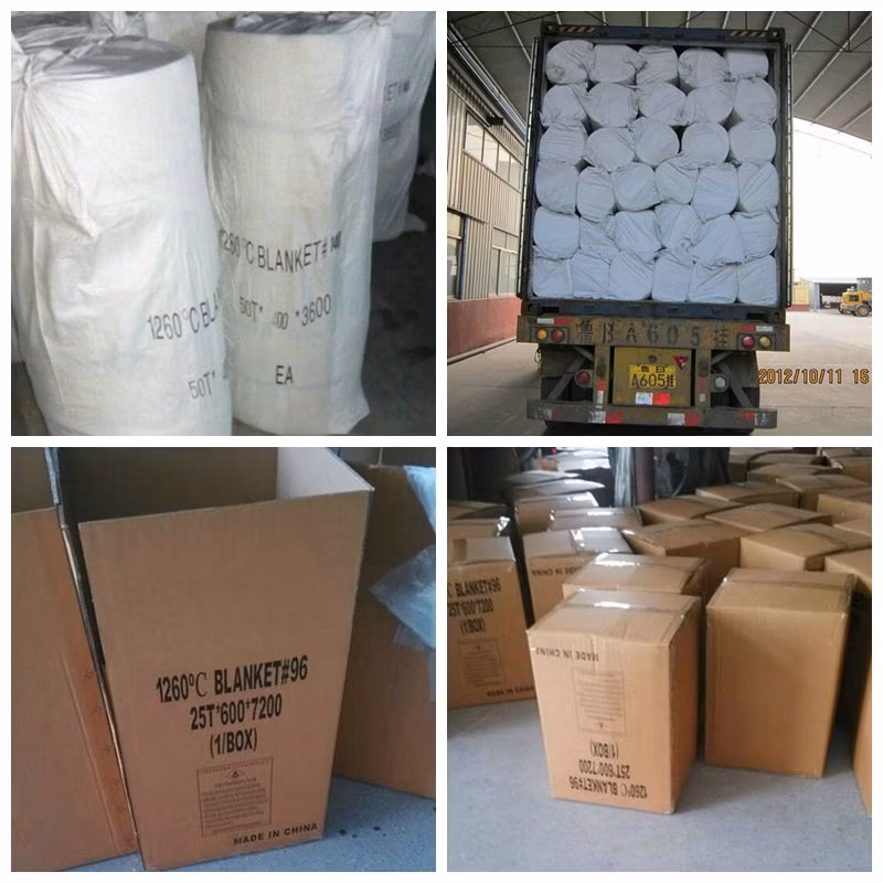 Heat Resistant Fireproof 1260 Ceramic Fiber Blanket for Boiler Insulation