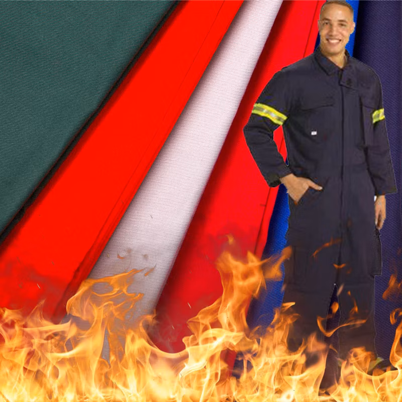 PPE Cotton Twill Nfpa2112 En 14116 Fireproof Flame Retardant Protective Fabric for Welding Work Wear Uniform