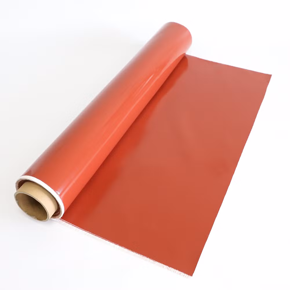 Fireproof Silicone Rubber Coated Fiberglass Fabric Cloth for Welding