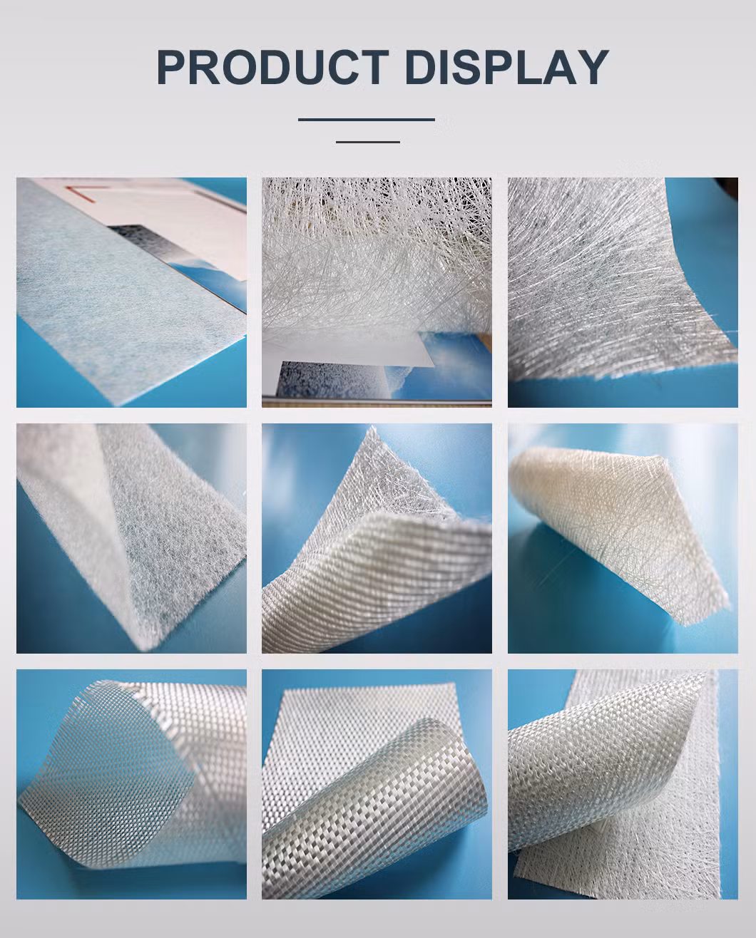 Factory Fiberglass Stitched Unidirectional Fabric for FRP Rod Bars Filament Winding Pipe