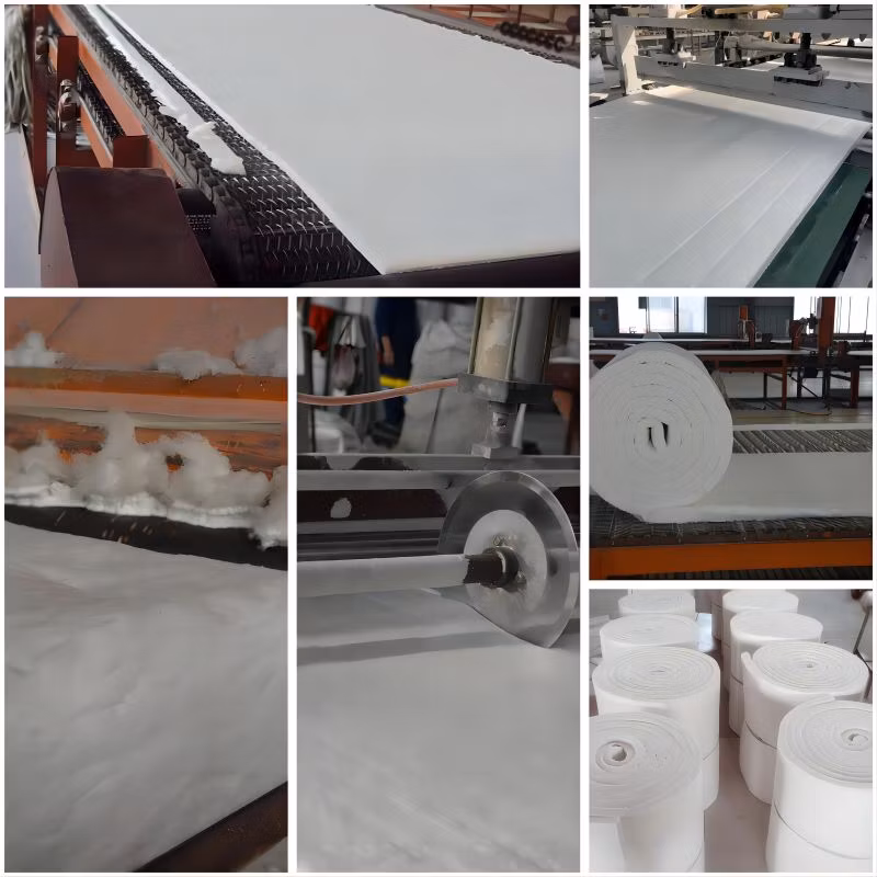 Heat Resistant Thermal Insulation Spun Kaowool Bio Aluminum Foil Cerablanket Fire Fireproof Duct Wool Refractory Aluminum Silicate Ceramic Fibre/ Fiber Blanket