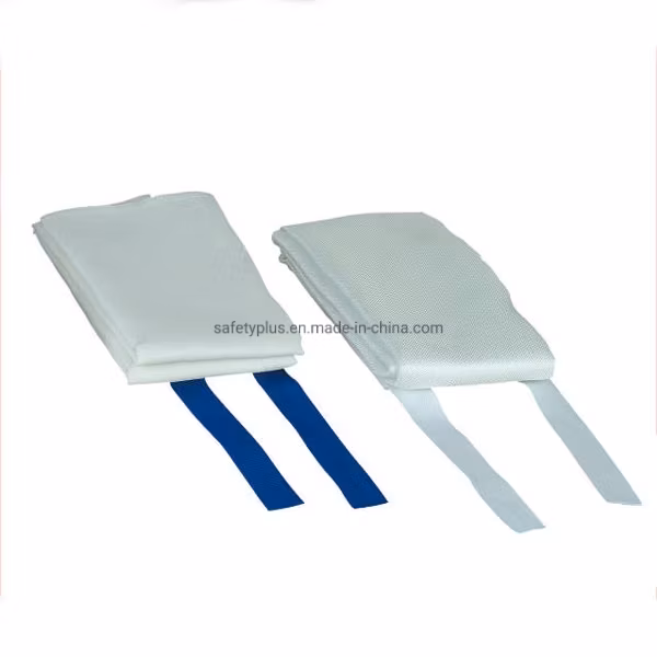 CE 1mx1m Silicone Coated Fiber Glass Fire Blankets