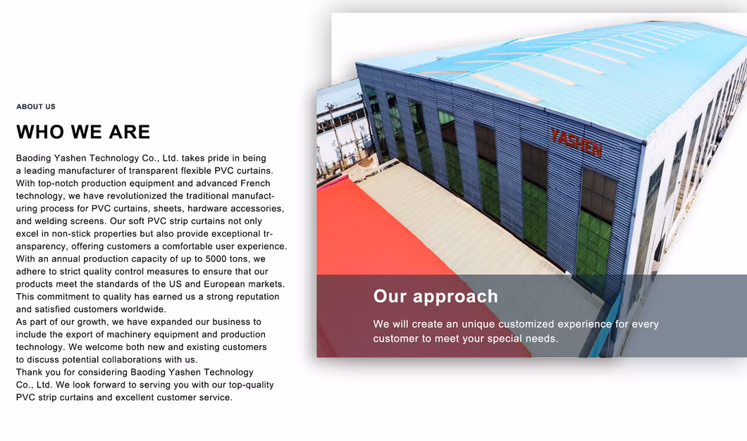 Factory Outlet Fire Barrier Safety Industrial Welding Screen PVC Curtain