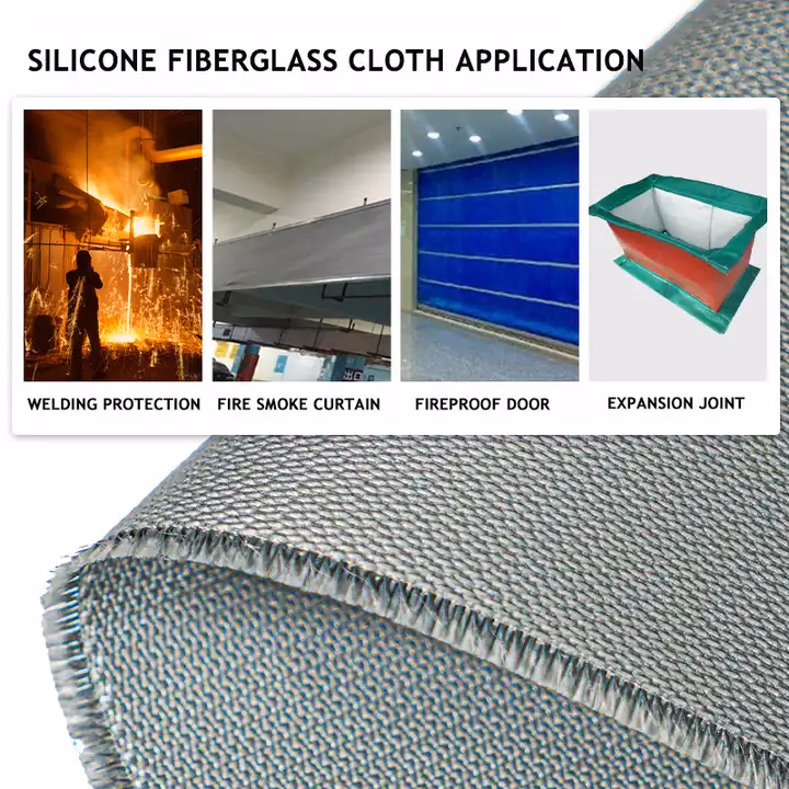 Thermal Insulation Silicone Fabric for Welding Covers Valve Pipe Flange Insulation Cover