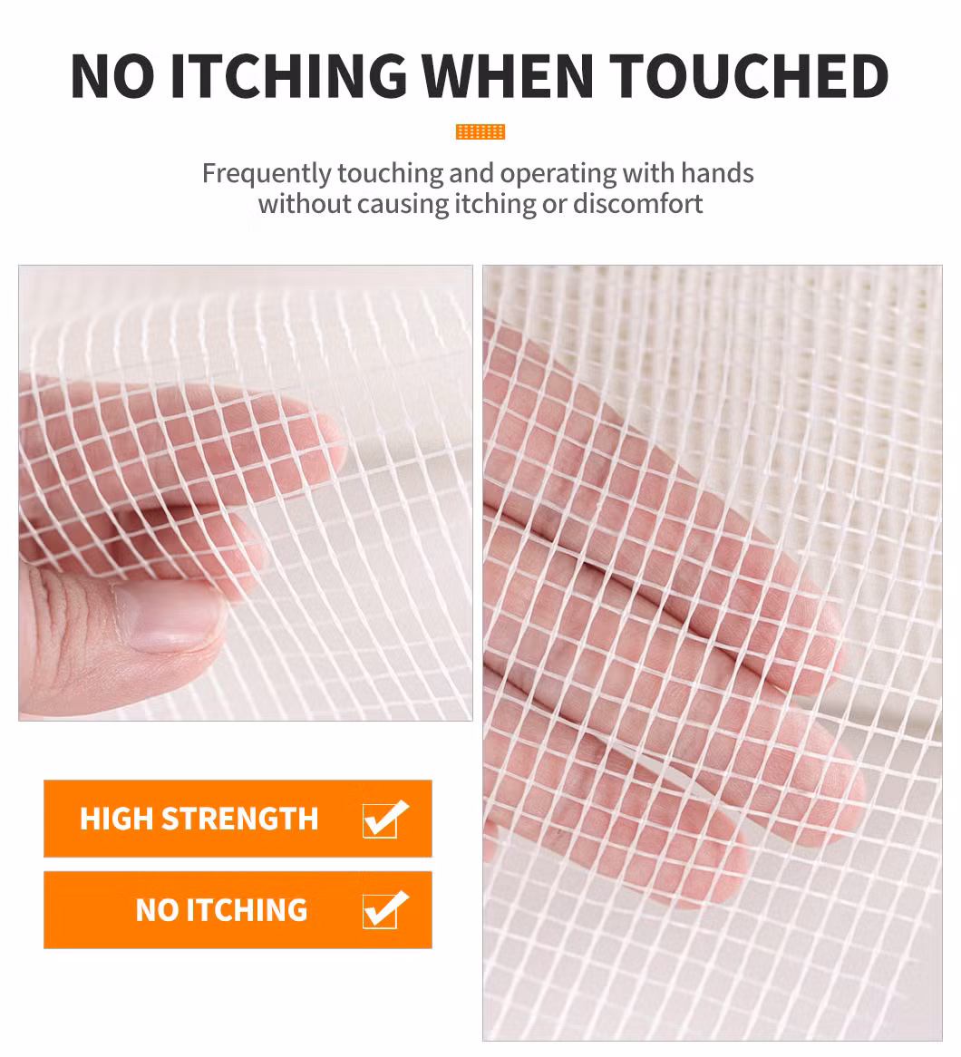 Reinforced Fiberglass Mesh Fabric for Greenhouse Construction Anti-Cracking