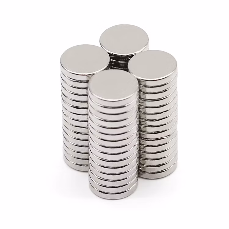 Disc Shaped Compression Molded NdFeB Round Neodymium Bonded <a href='/magnet/'>Magnet</a>