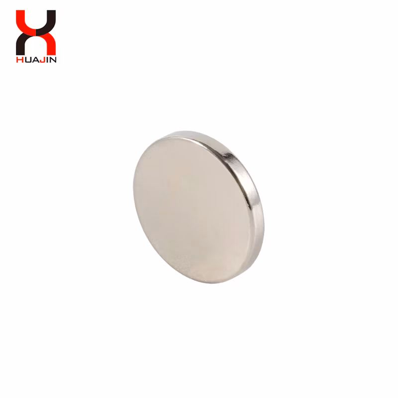 <a href='/iman/'>Imán</a> de disco redondo de neodimio permanente fuerte de tierras raras N52 10X2mm 15X2mm