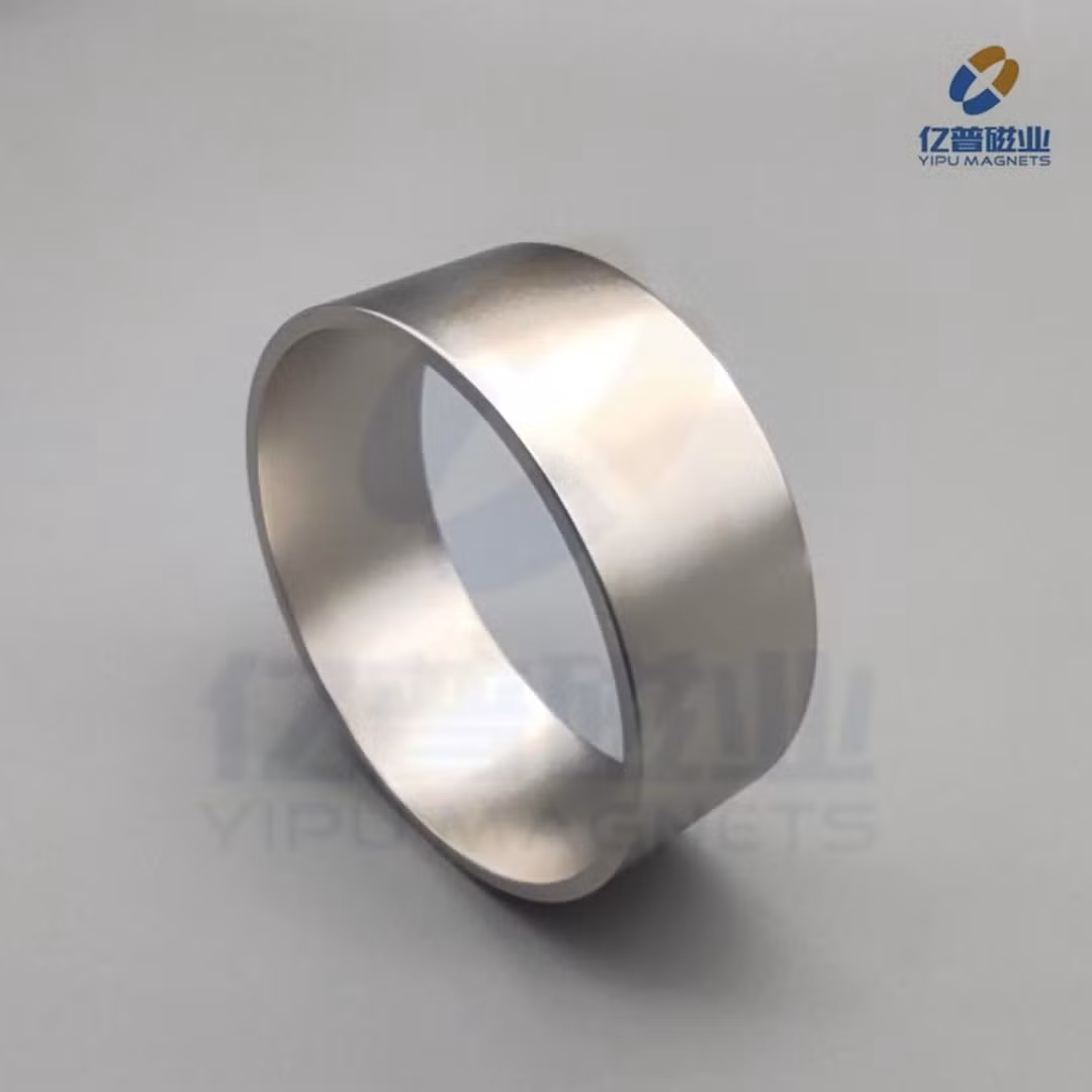 Fuerte pegado magnético personalizado NdFeB anillo permanente Neodimio Tierra rara <a href='/iman/'>Imán</a>