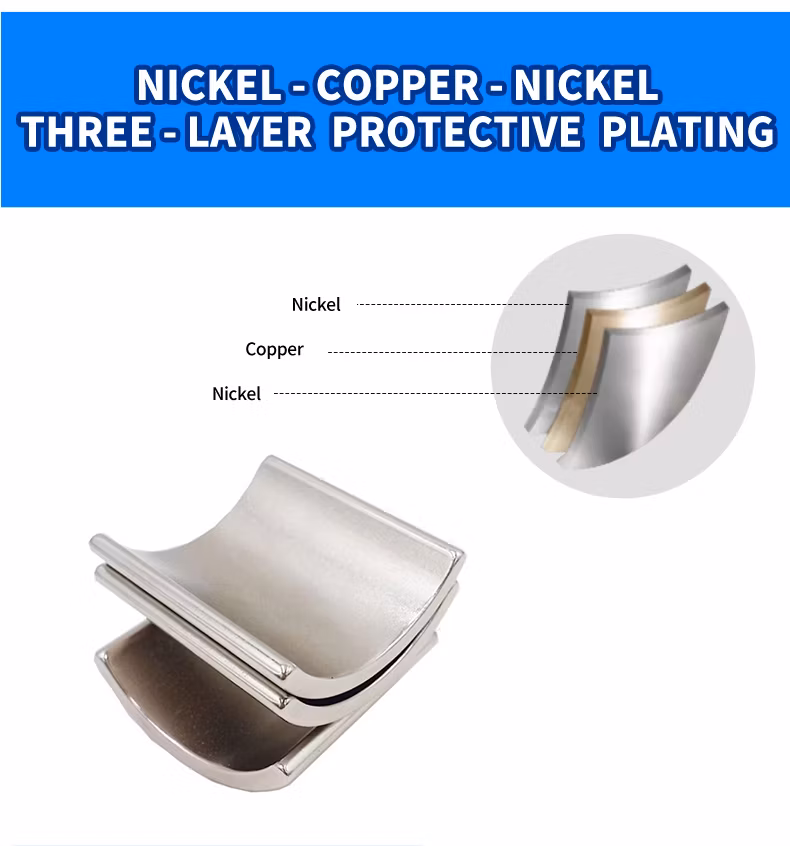 Custom Neodymium Rare Earth Arc Magnet