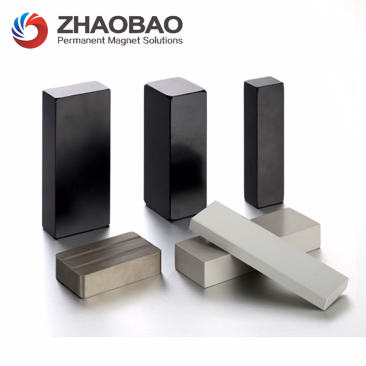 <a href='/magnete/'>Magnete</a> permanente in terre rare per turbine eoliche, materiale magnetico forte, magnete personalizzato in neodimio sinterizzato NdFeB, blocco Zhaobao con scanalature