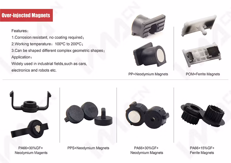 High Performance Permanent Plastic Bonded Injection NdFeB Neodymium Magnets
