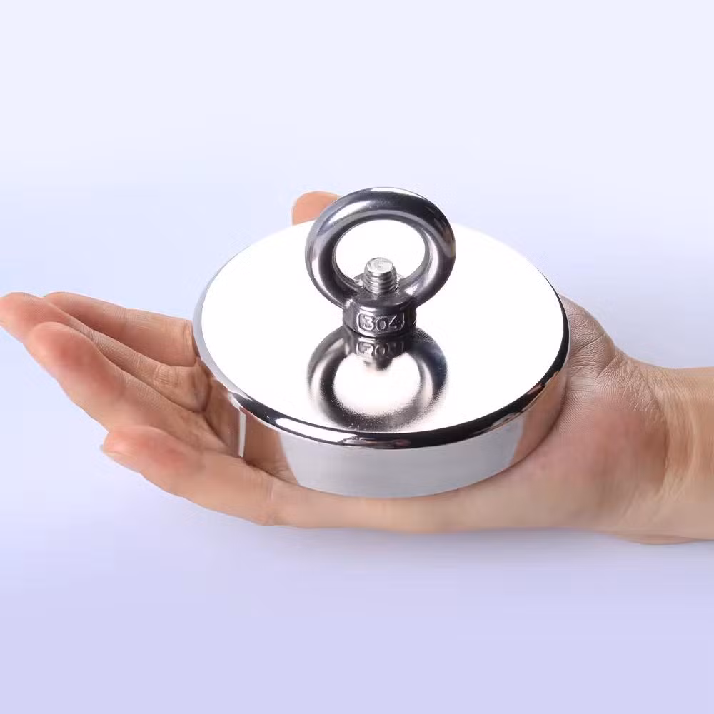 N42 N52 Silver Neodymium Magnet Hook Holders Super Strong Heavy Duty Storage Hanging Magnetic Materials