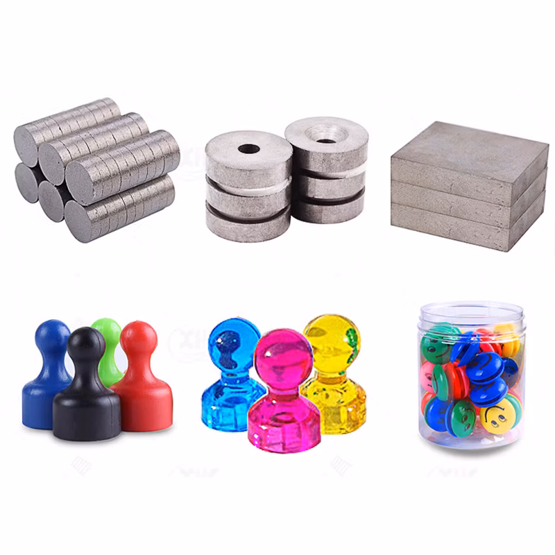 N42 N52 Silver Neodymium Magnet Hook Holders Super Strong Heavy Duty Storage Hanging Magnetic Materials