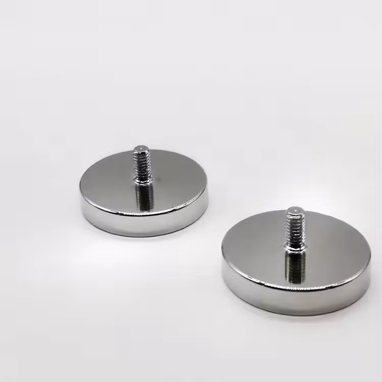 M3 M4 M5 Single Monopole Pot Neodymium Magnet with Internal Threa