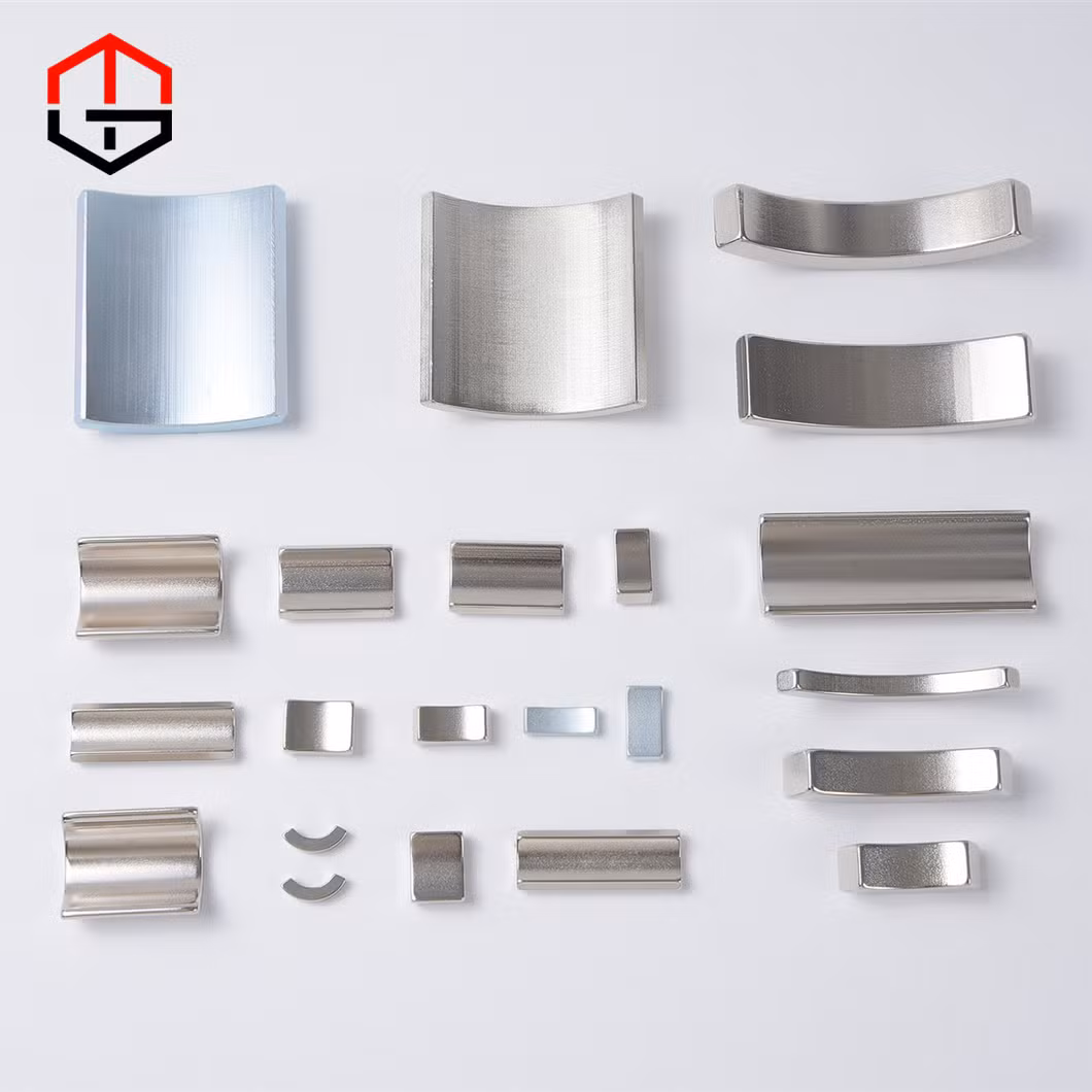 Customized Arc Magnet Stronger Magnetism NdFeB Permanent Neodymium Magnet for Motor