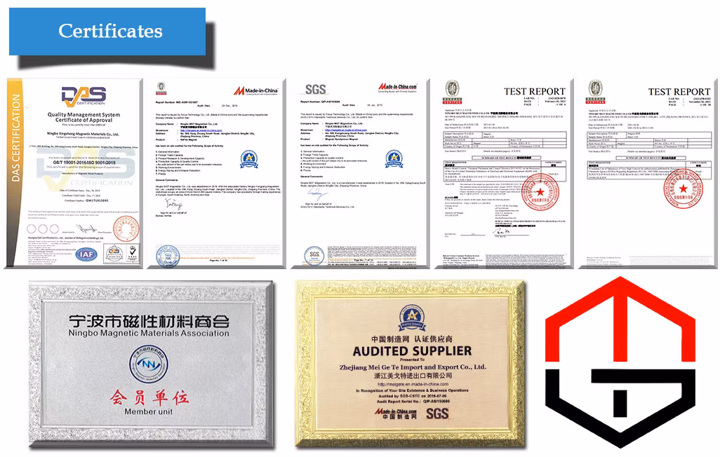 Customized Arc Magnet Stronger Magnetism NdFeB Permanent Neodymium Magnet for Motor