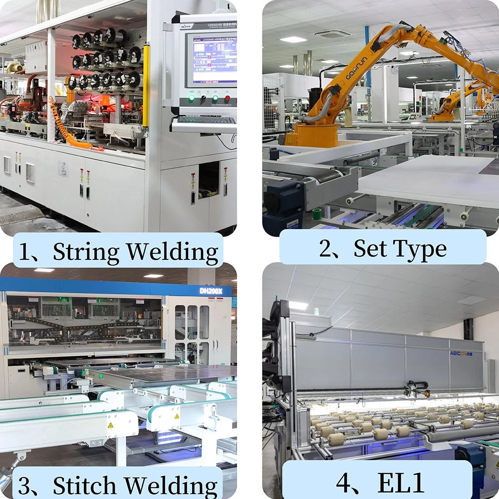 Bifacial Photovoltaic Panels Cut Solar Panel PV Solar Module Cell for Home Solar Power Energy System