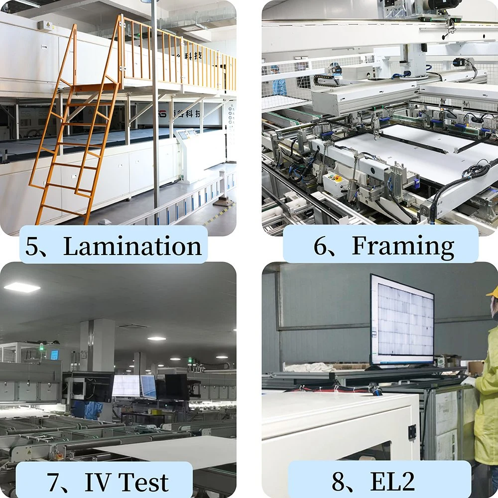 Bifacial Photovoltaic Panels Cut Solar Panel PV Solar Module Cell for Home Solar Power Energy System