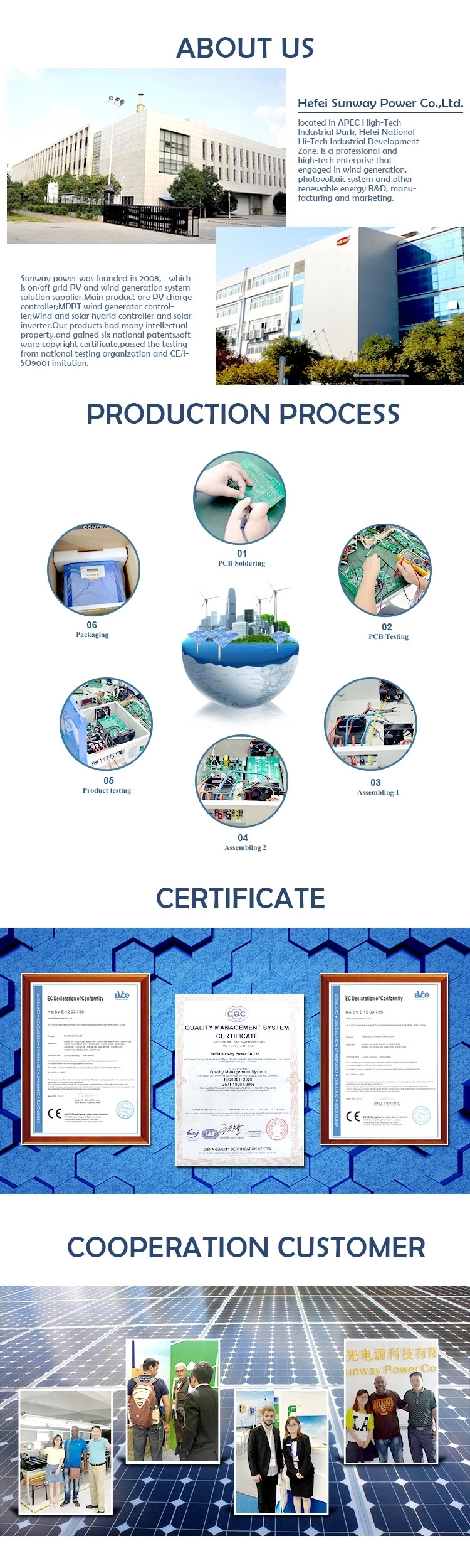 4 Strings Solar Array Junction Box 16 Input IP67 Solar PV String DC Combiner Panel Box 4/1